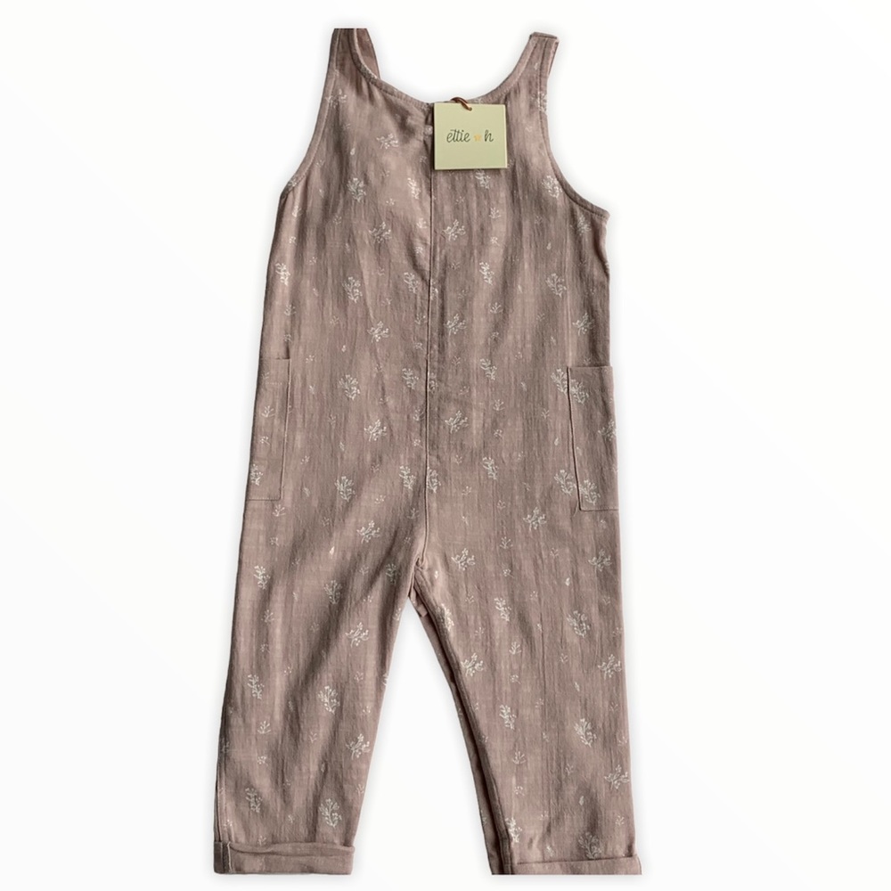 NWT Ettie + H Cadan overall in plum holly (12/18 Mo) - Picture 2 of 7